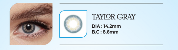 GALAXY Platinum Collection Premium Cosmetic Contact Lenses – Taylor Gray