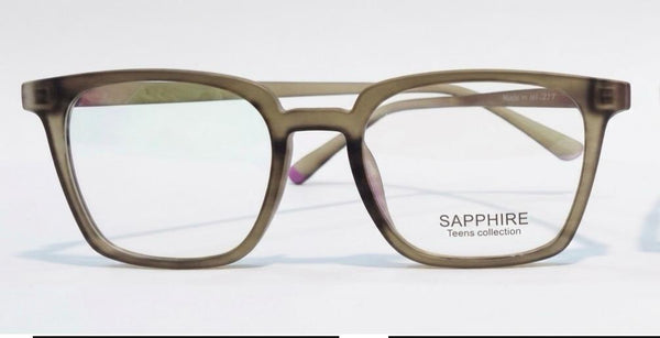 warm olive-brown glasses