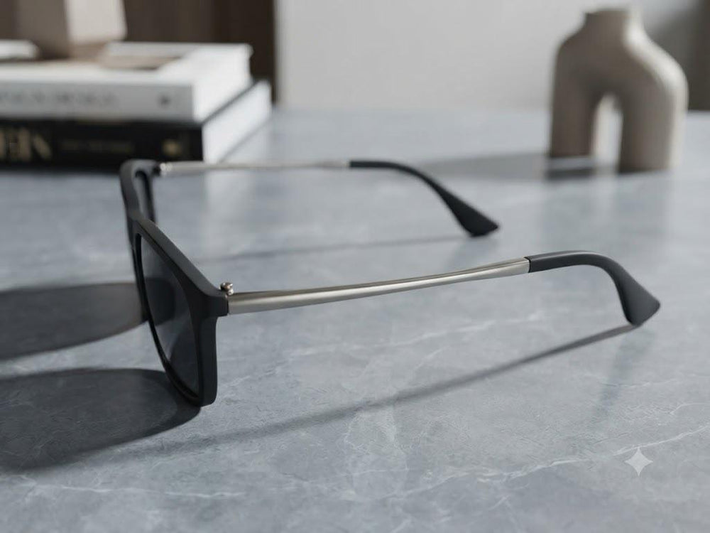 Granite Matte Black Classic Sunglasses